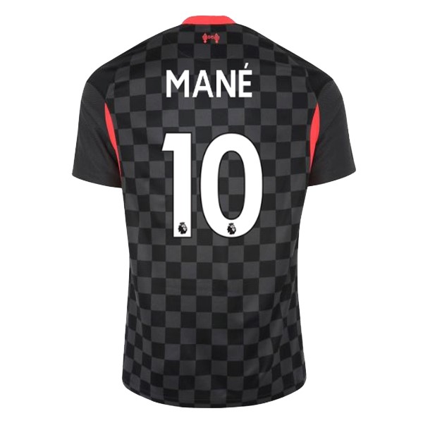 Camiseta Liverpool NO.10 Mane 3ª 2020-2021 Negro